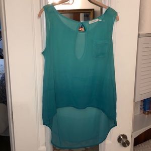 Gorgeous Turquoise Ombré Tank